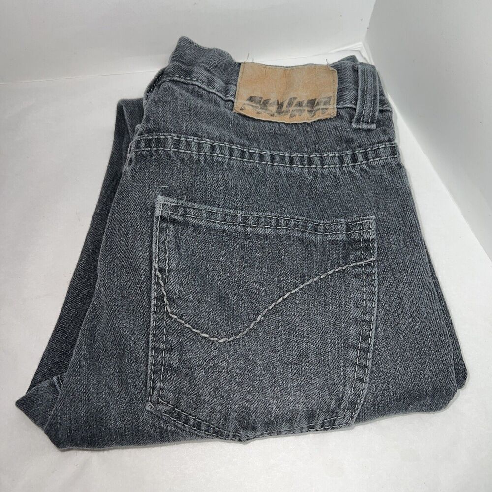 Akuma Men’s Blue Jeans Size 28 Inseam 31 Stretch Faded Black